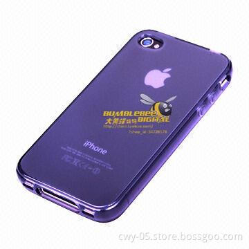 TPU case for iPhone, with logo printing